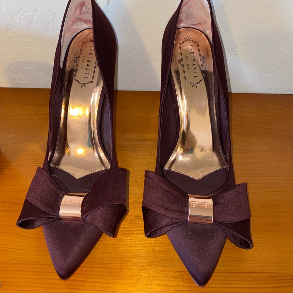Ted Baker Satin Heels with Bow